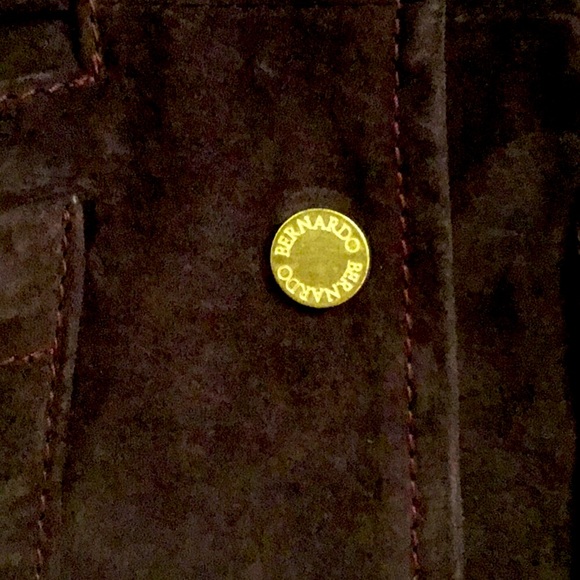Bernardo Purple Suede Jacket - Picture 2 of 6
